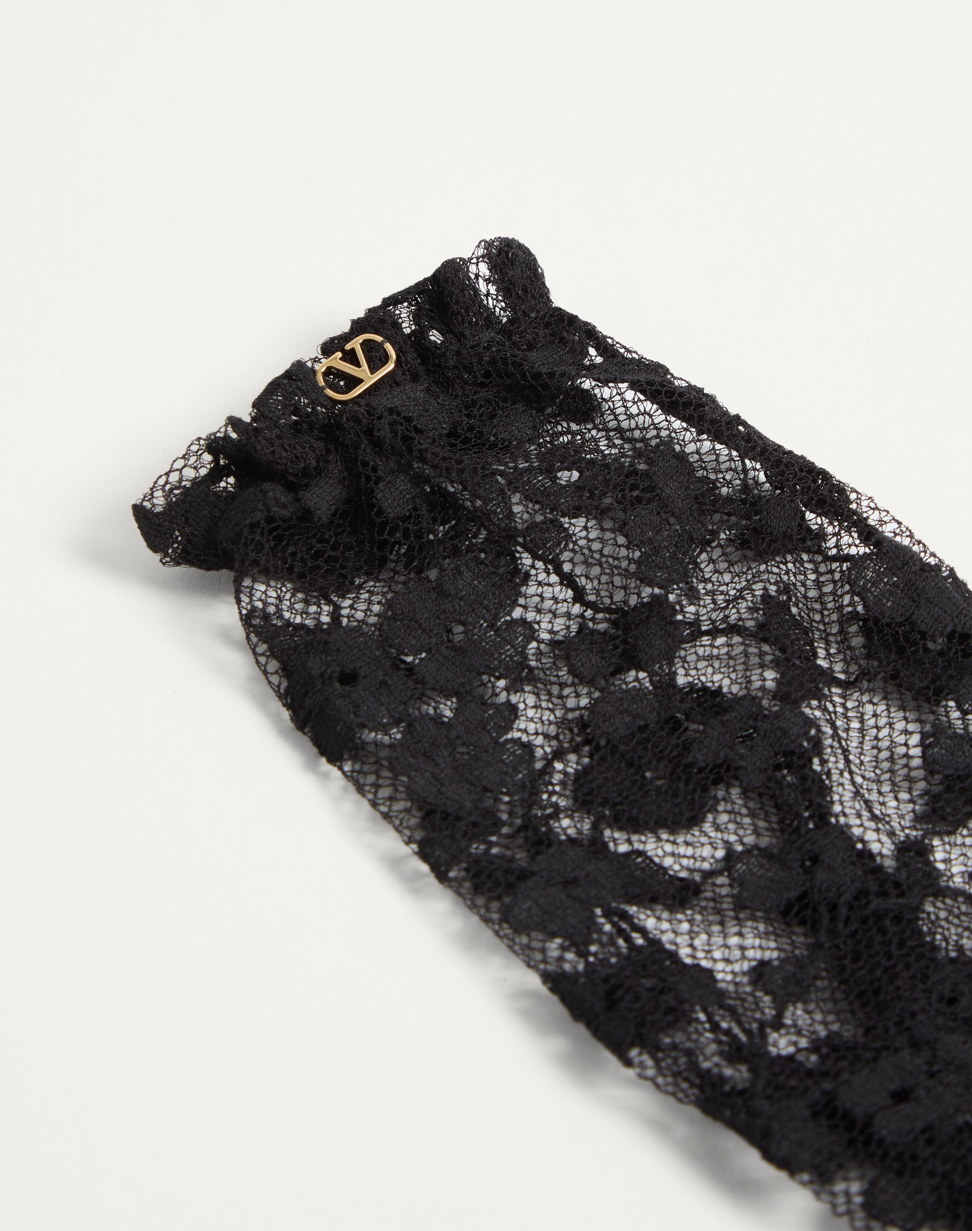 VLOGO SIGNATURE LACE GLOVES - 3