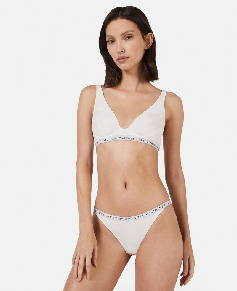 Stella McCartney Logo Tape String Bikini Briefs outlook