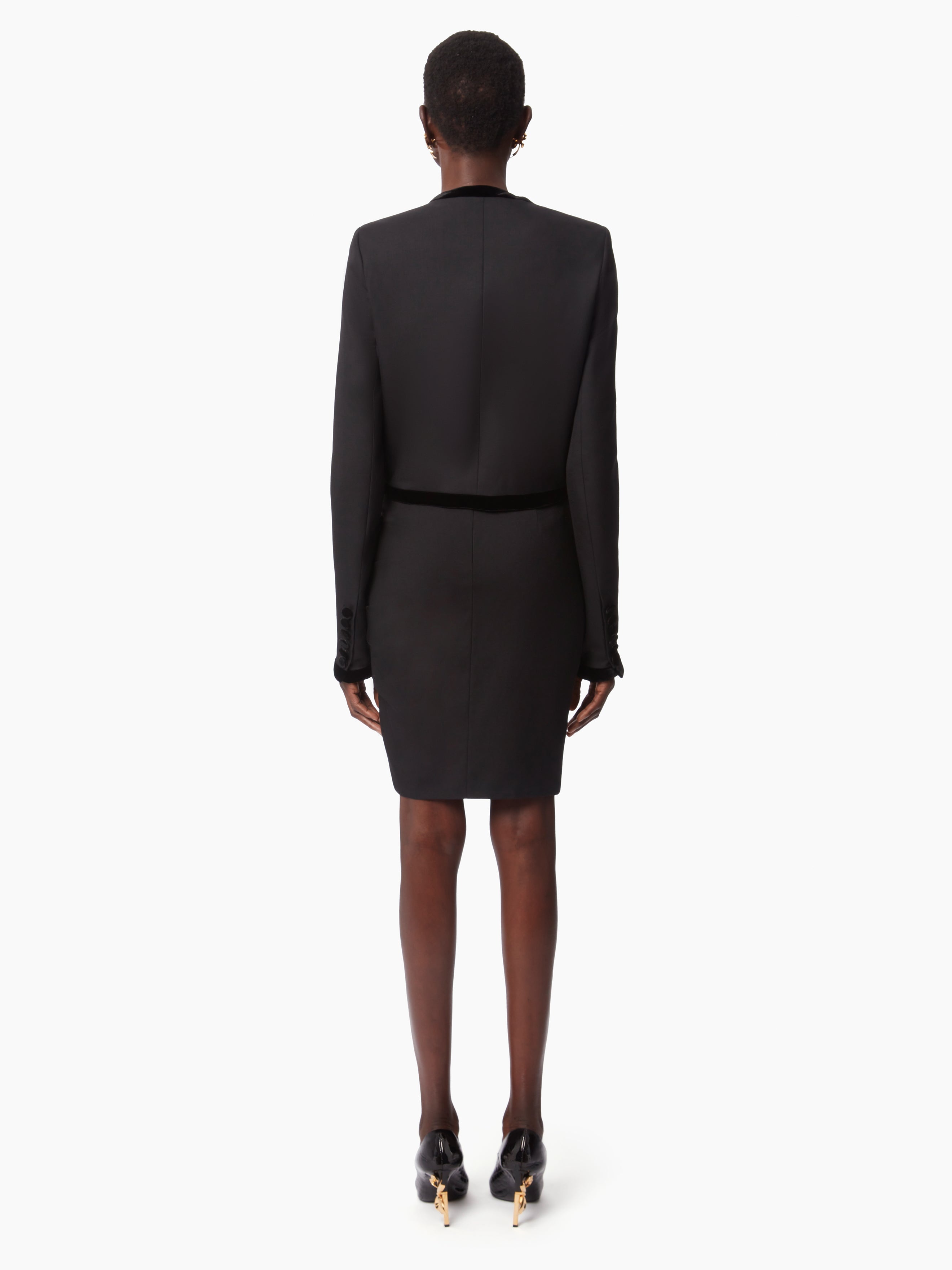 DRAPED MIDI SKIRT - 4
