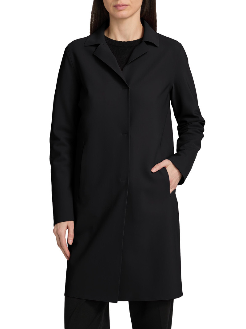 Women's Scuba Snap Front Jacket - Black 3