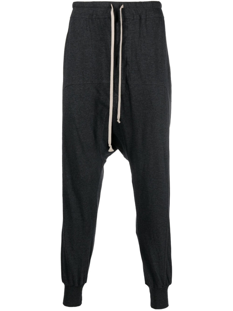drop-crotch drawstring track pants 1
