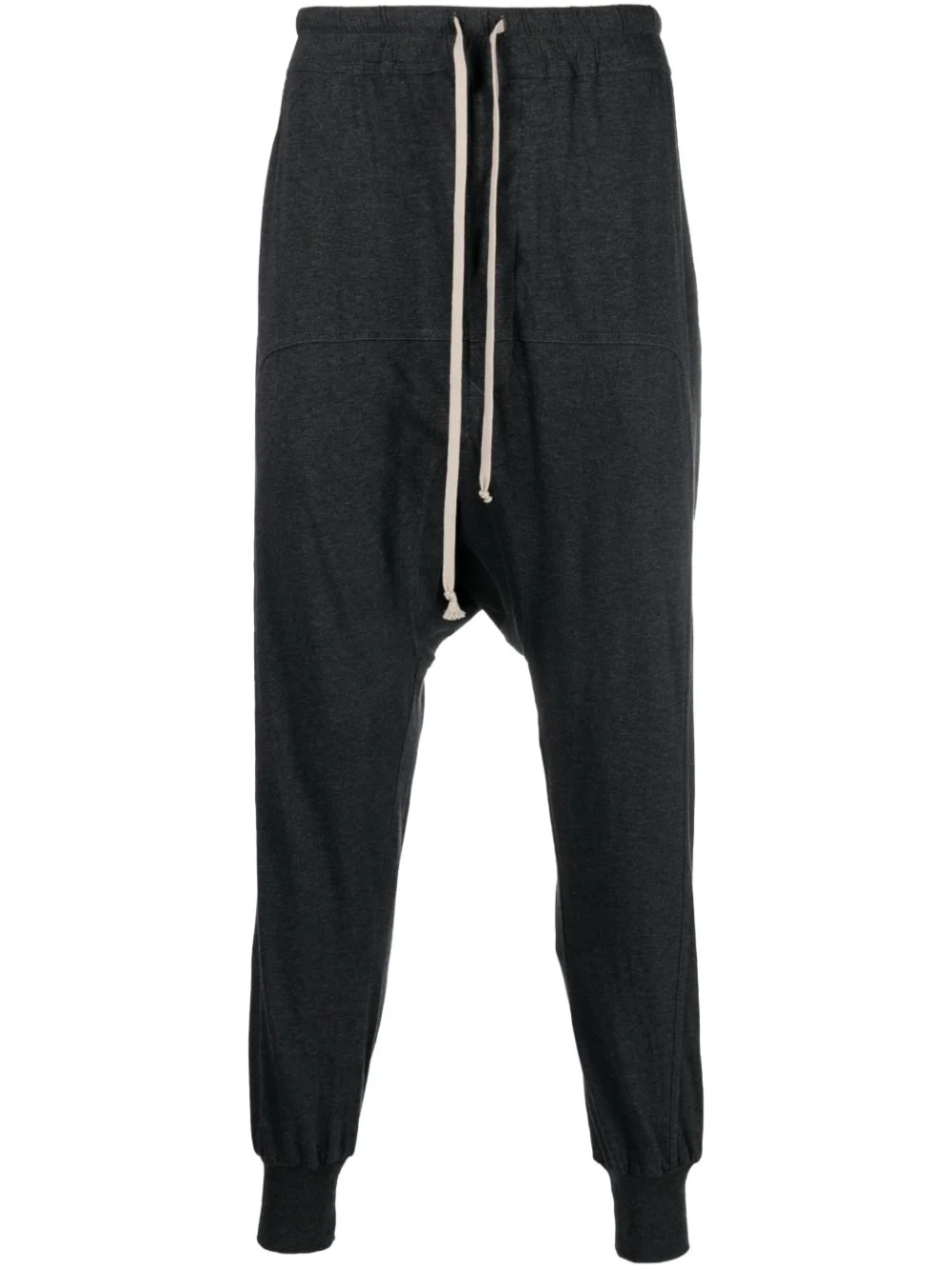 drop-crotch drawstring track pants - 1