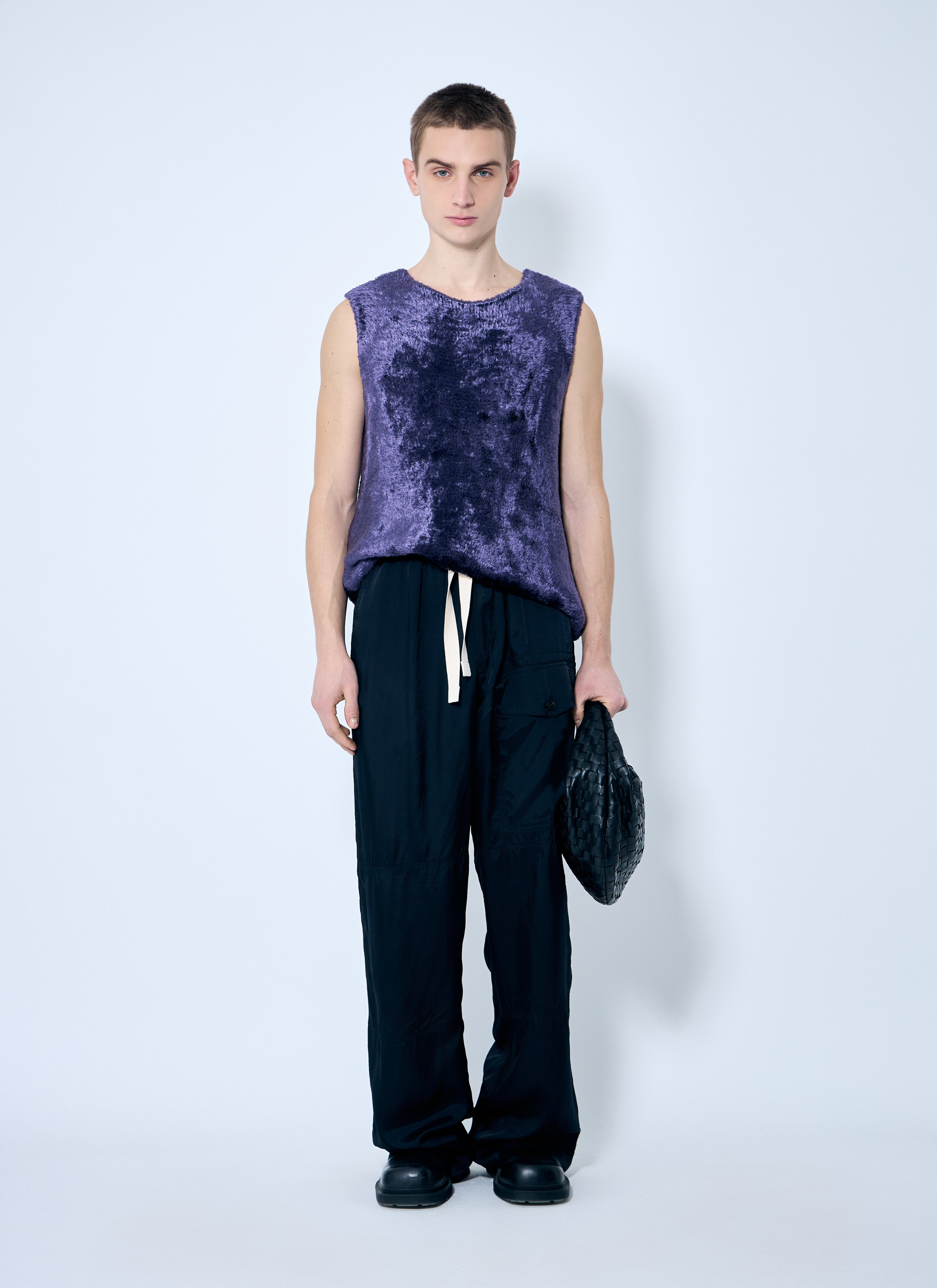 Dries Van Noten Men Fluffy Knit Top - 2