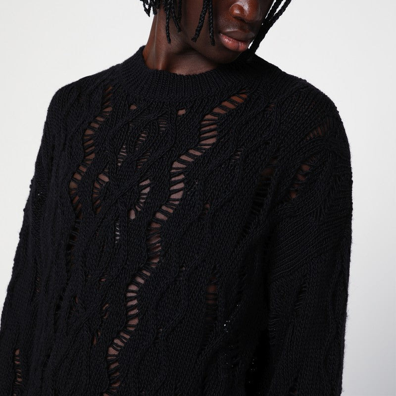 Our Legacy Cable Sonar Black Jumper Men - 3