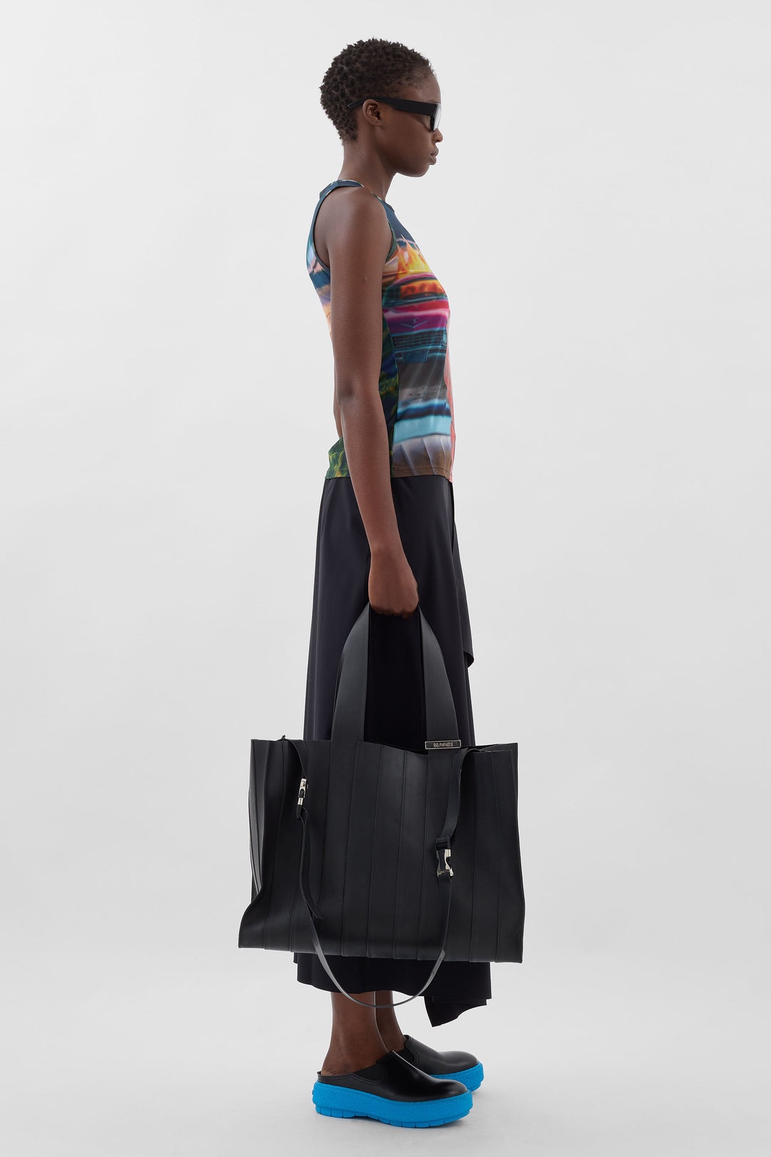 SLEEVELESS SHEER TOP / Annemarie print - 3