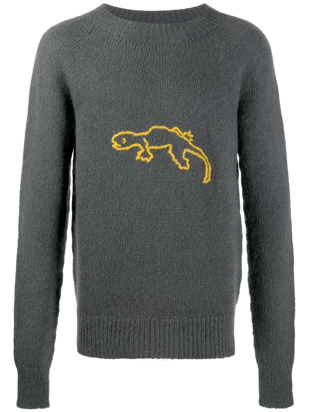 embroidered gecko jumper - 1