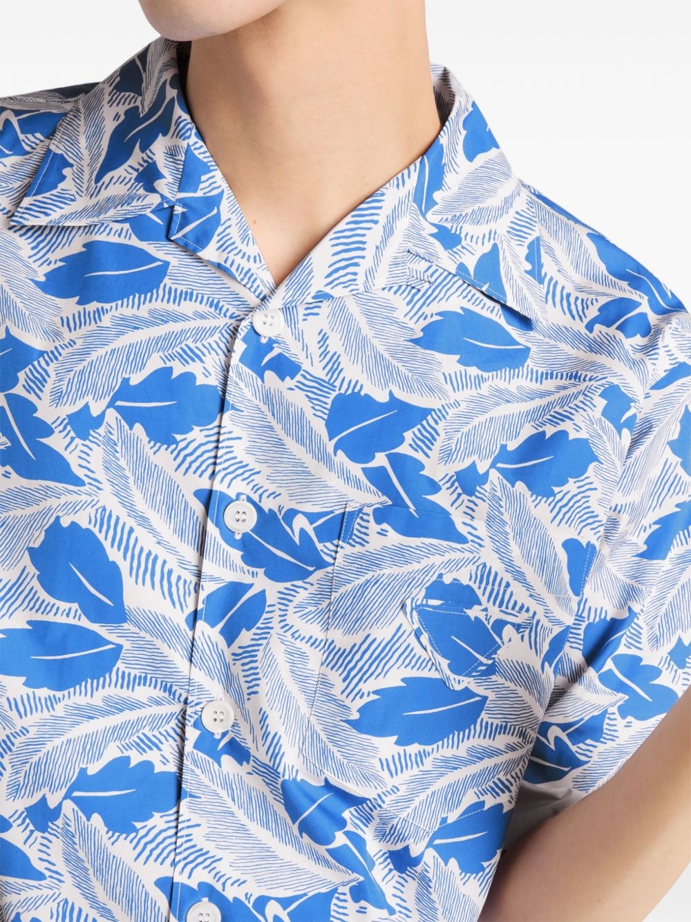 short-sleeved cotton shirt - 6