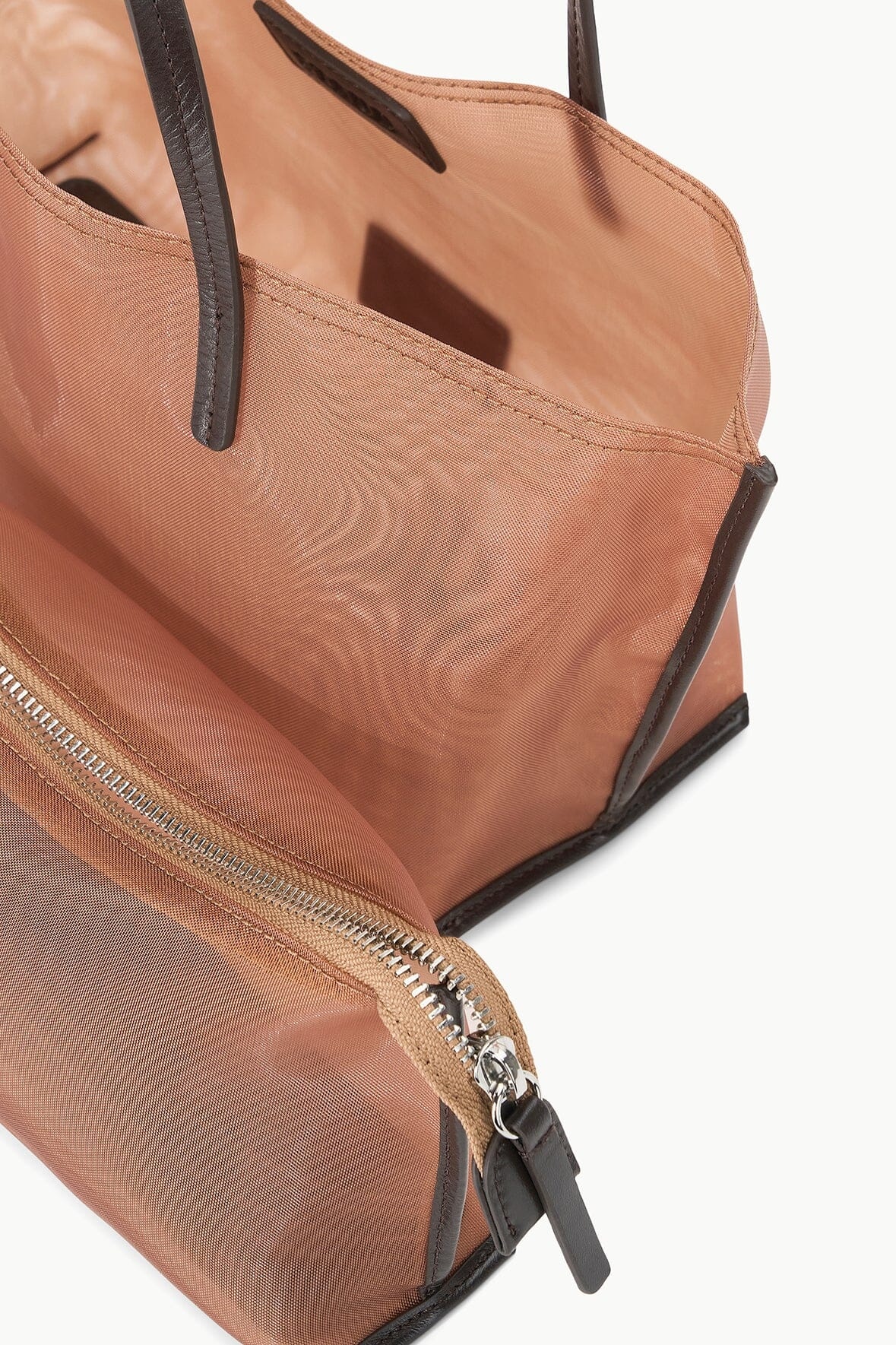 STAUD CHRISTOS MINI MESH TOTE CAMEL - 8