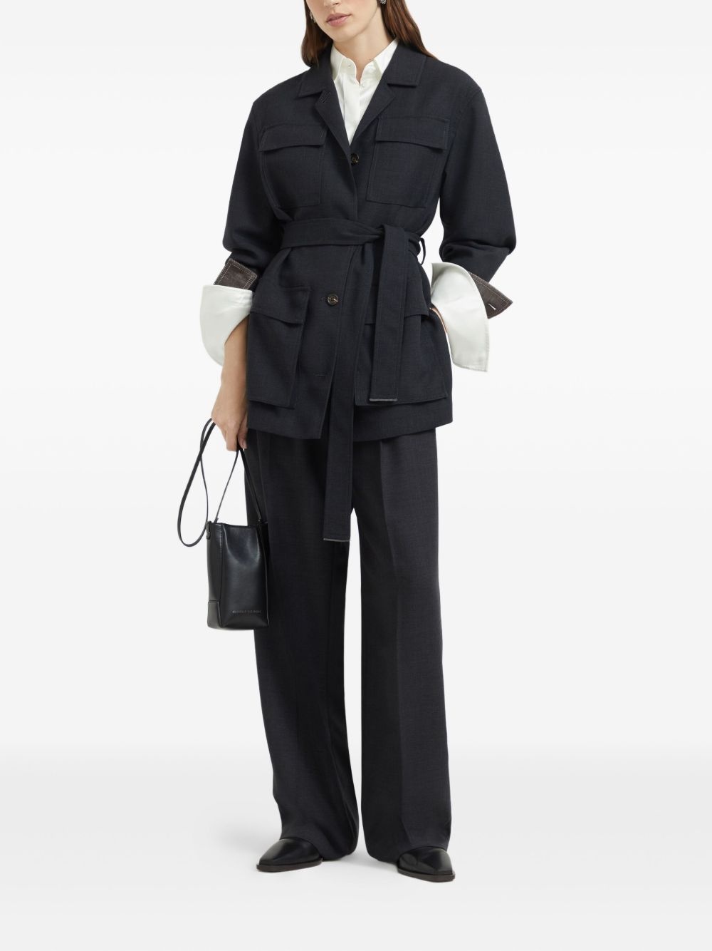 Fluid twill blazer - 2