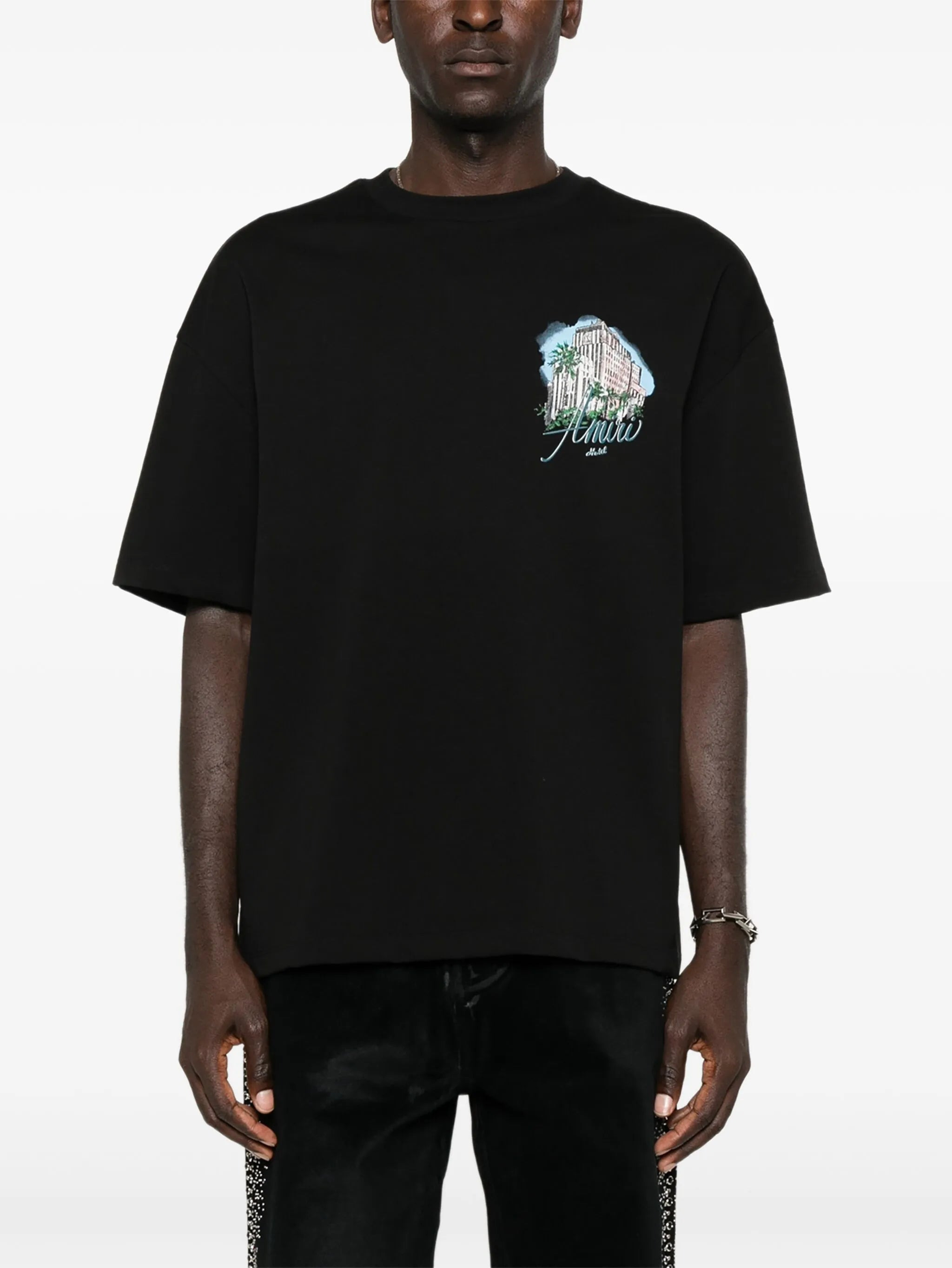 Amiri Hotel Graphic-print T-shirt - 4