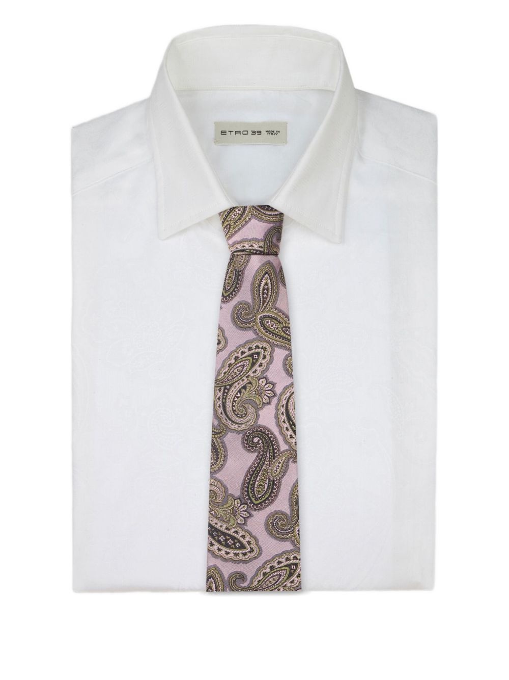 paisley-pattern silk tie - 2