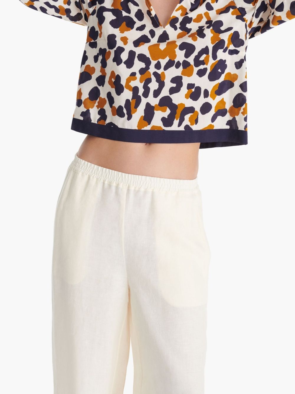 Select wide-leg trousers - 4
