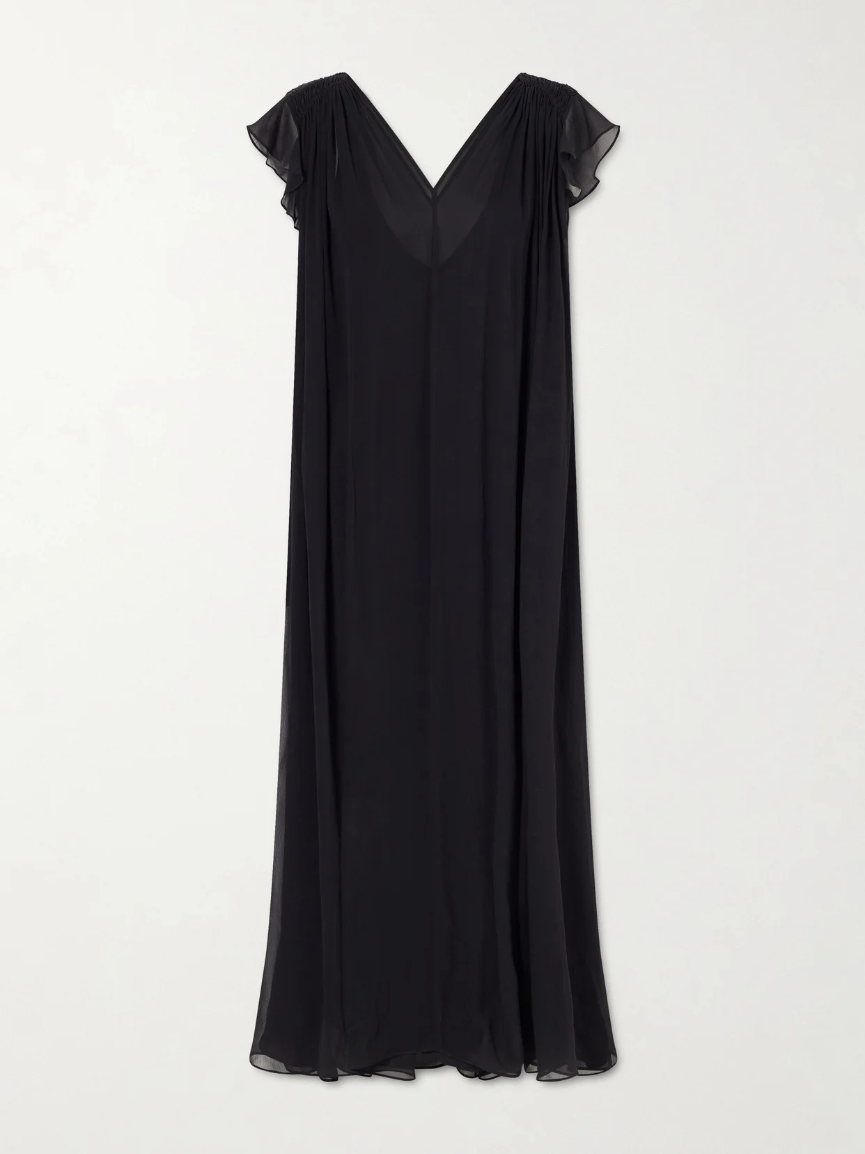 Midnight Concert Shirred Muslin Maxi Dress - 1