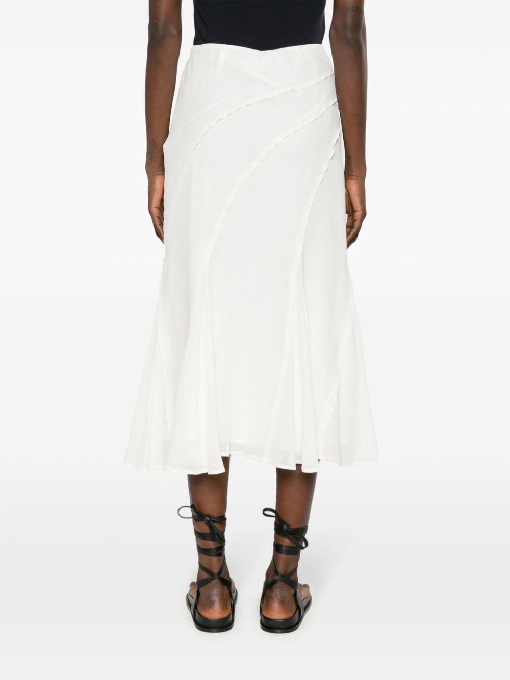 Dallas high-waisted midi skirt - 4