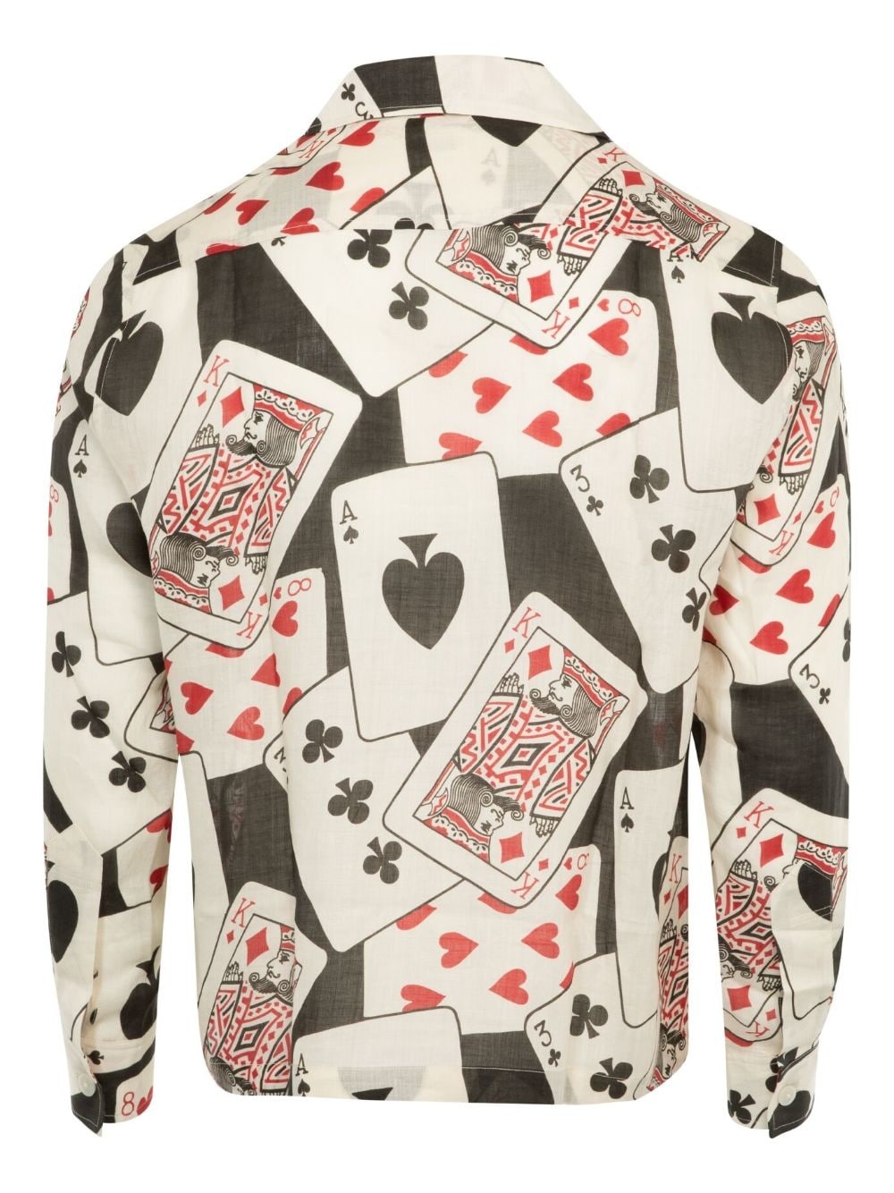 Ace of Spades-print long-sleeve shirt - 2