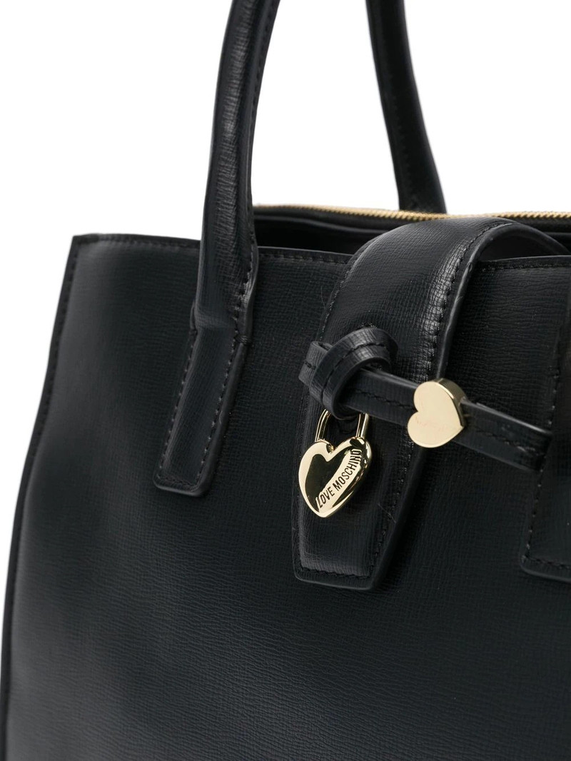 logo-charm tote bag 4