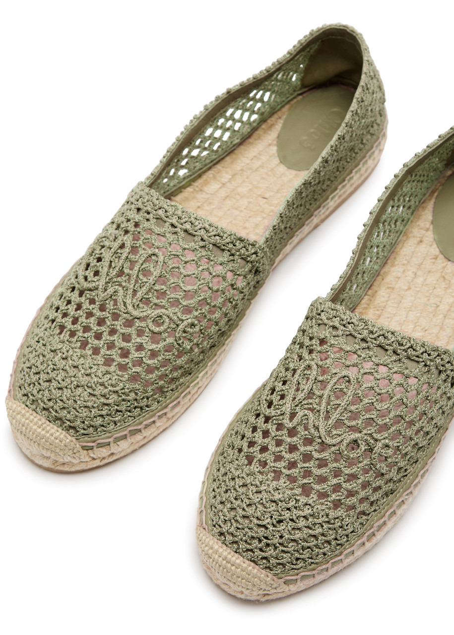 Chloe Isla Crocheted Espadrille Flats - 3