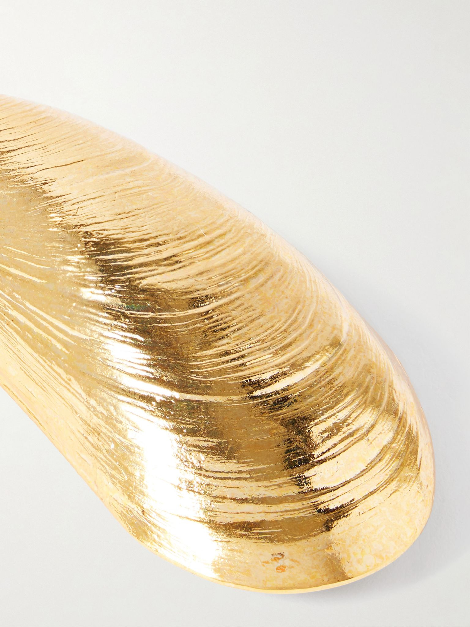 Wade gold-plated hair clip Gold - 4