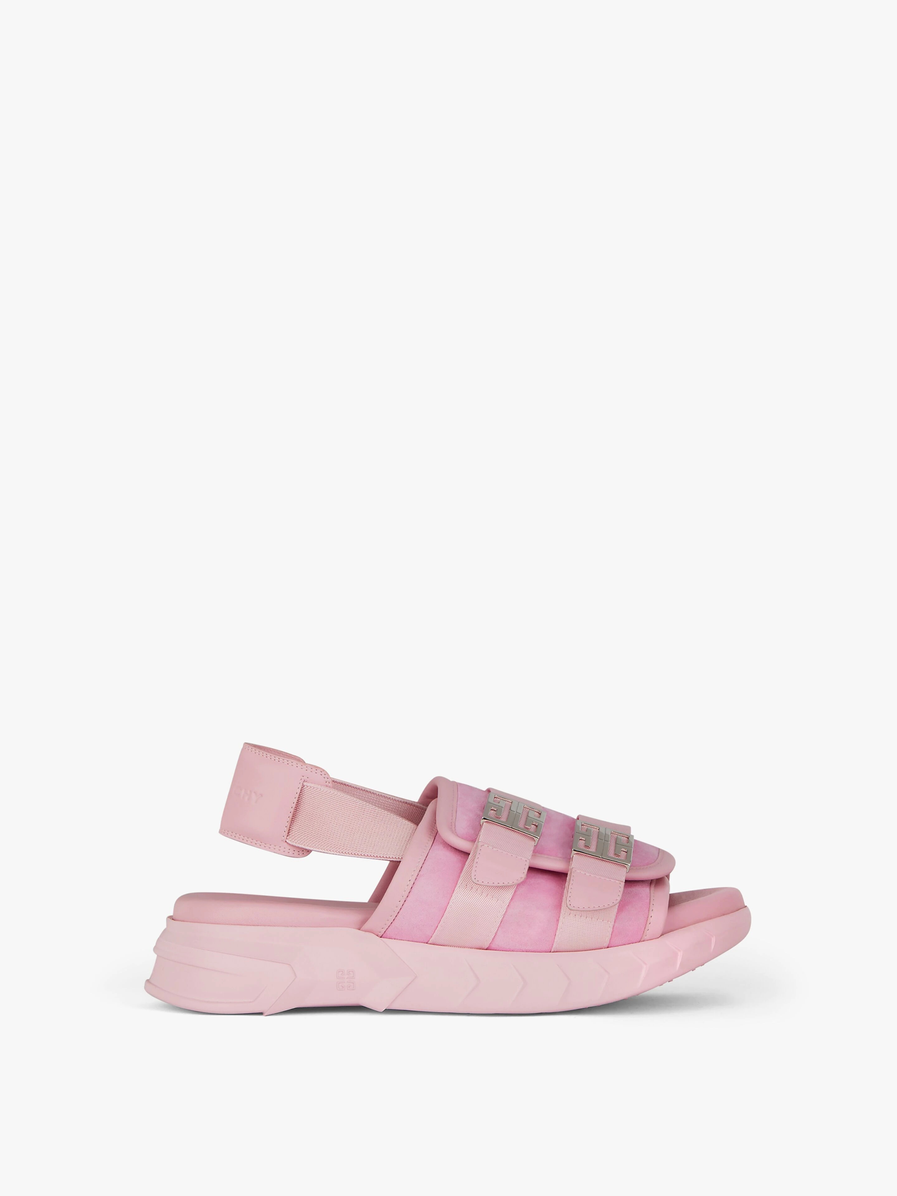 MARSHMALLOW SANDALS IN RUBBER, SUEDE, AND LEATHER - 1
