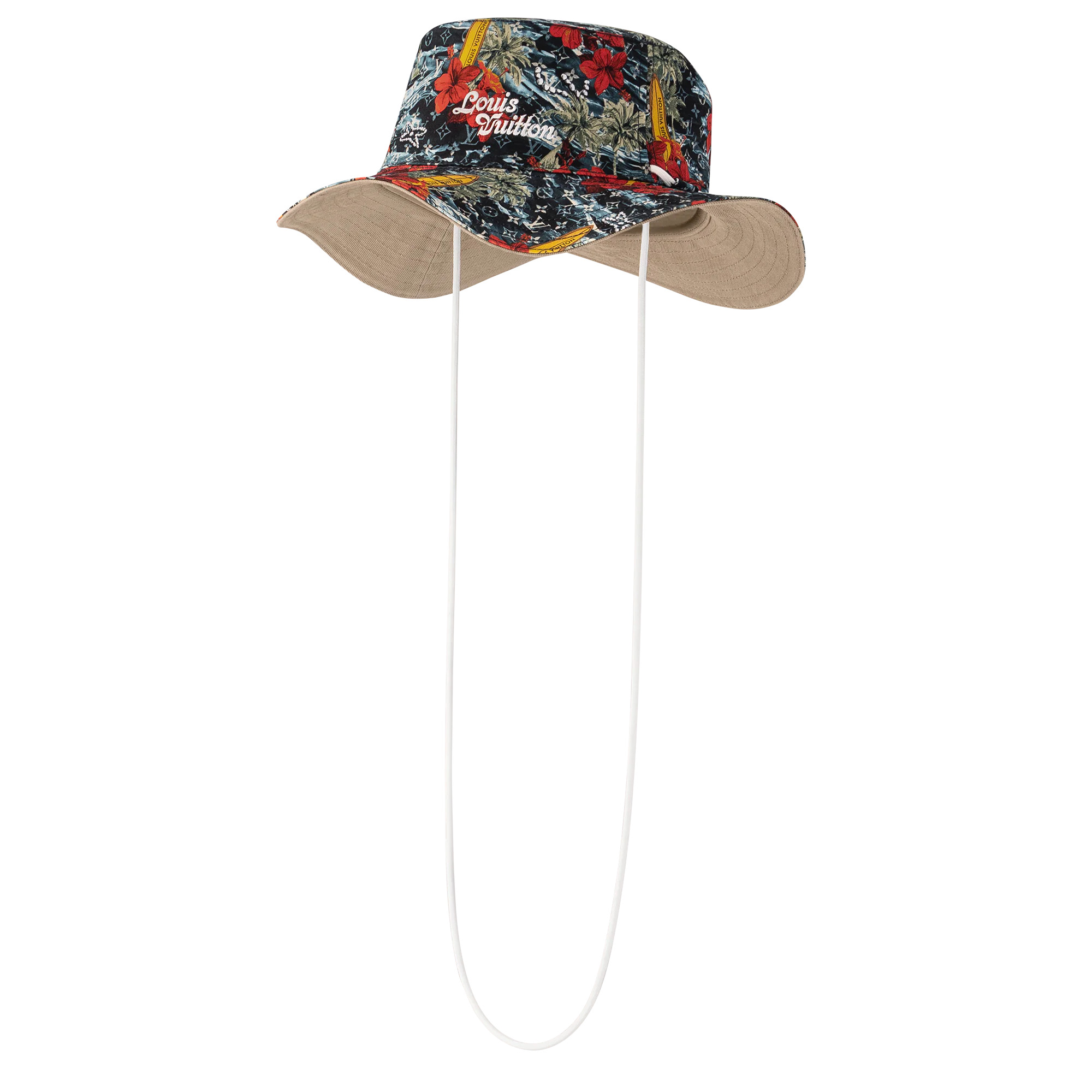 Surfin' Monogram Explorer Reversible Bucket Hat - 3