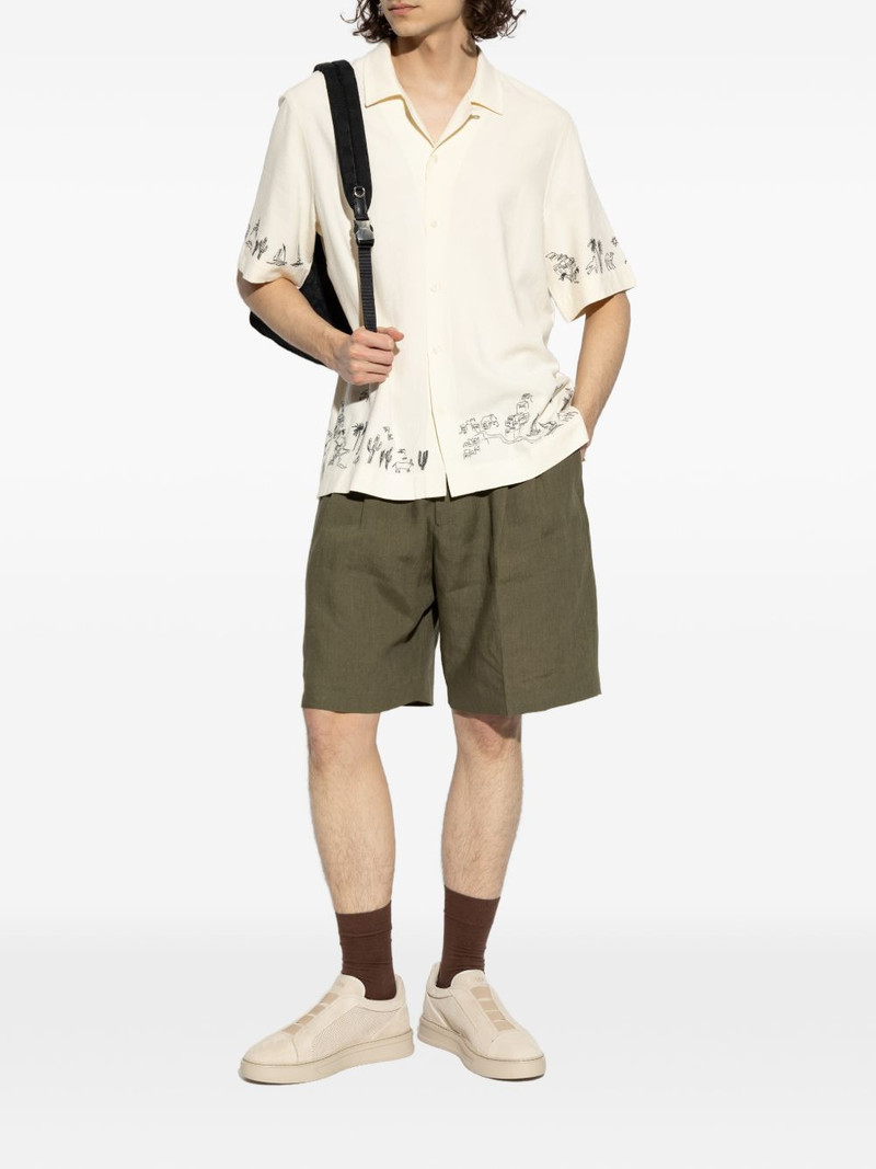 Paul Smith pleated tailored shorts outlook