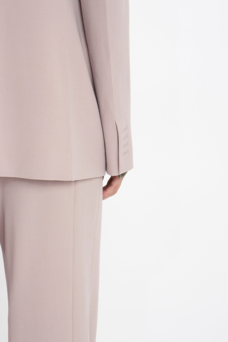 Double Panel Front Jacket In Rose Quartz 6