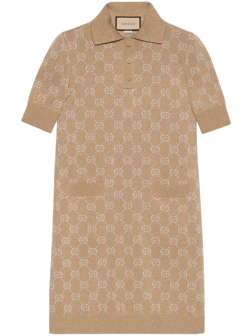 [GUCCI]★Reversible Interlocking G polo dress in multicolour GUCCI Reversible Interlocking G polo dress | REVERSIBLE