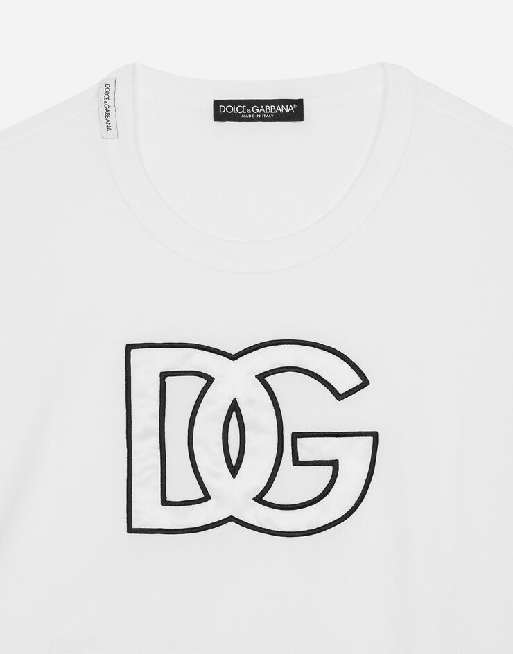 Cotton T-shirt with DG patch - 3