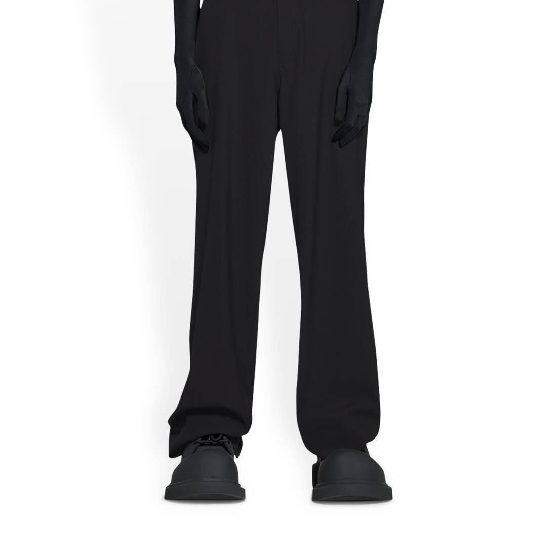 5 Pocket Baggy Pants in Black - 5