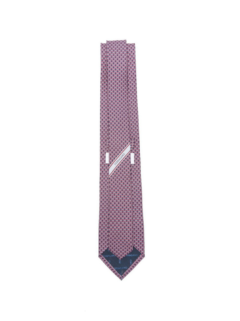 FERRAGAMO printed silk tie outlook