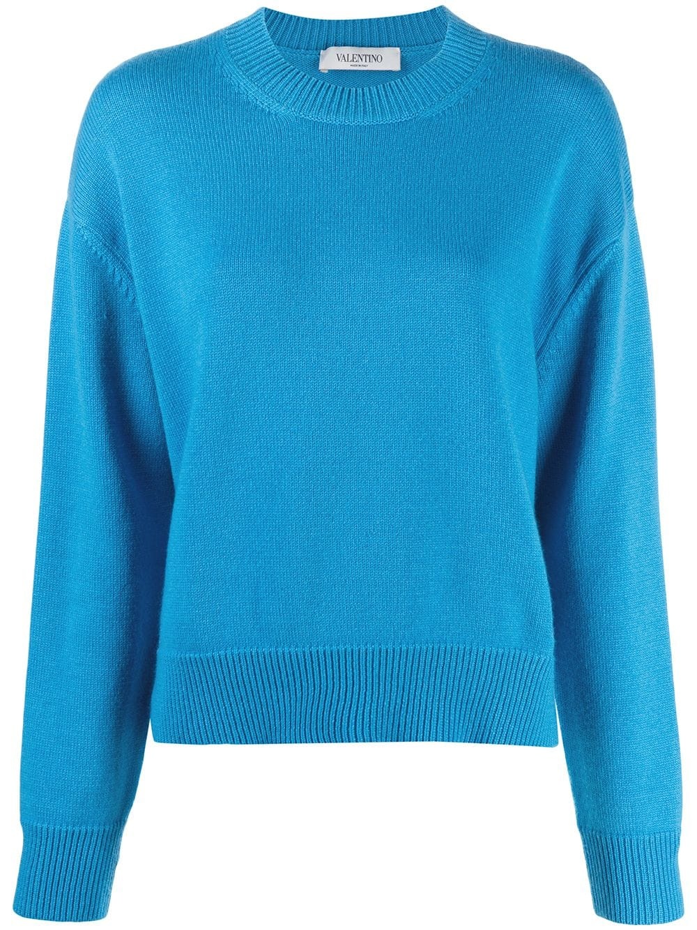 crew neck knitted jumper - 1