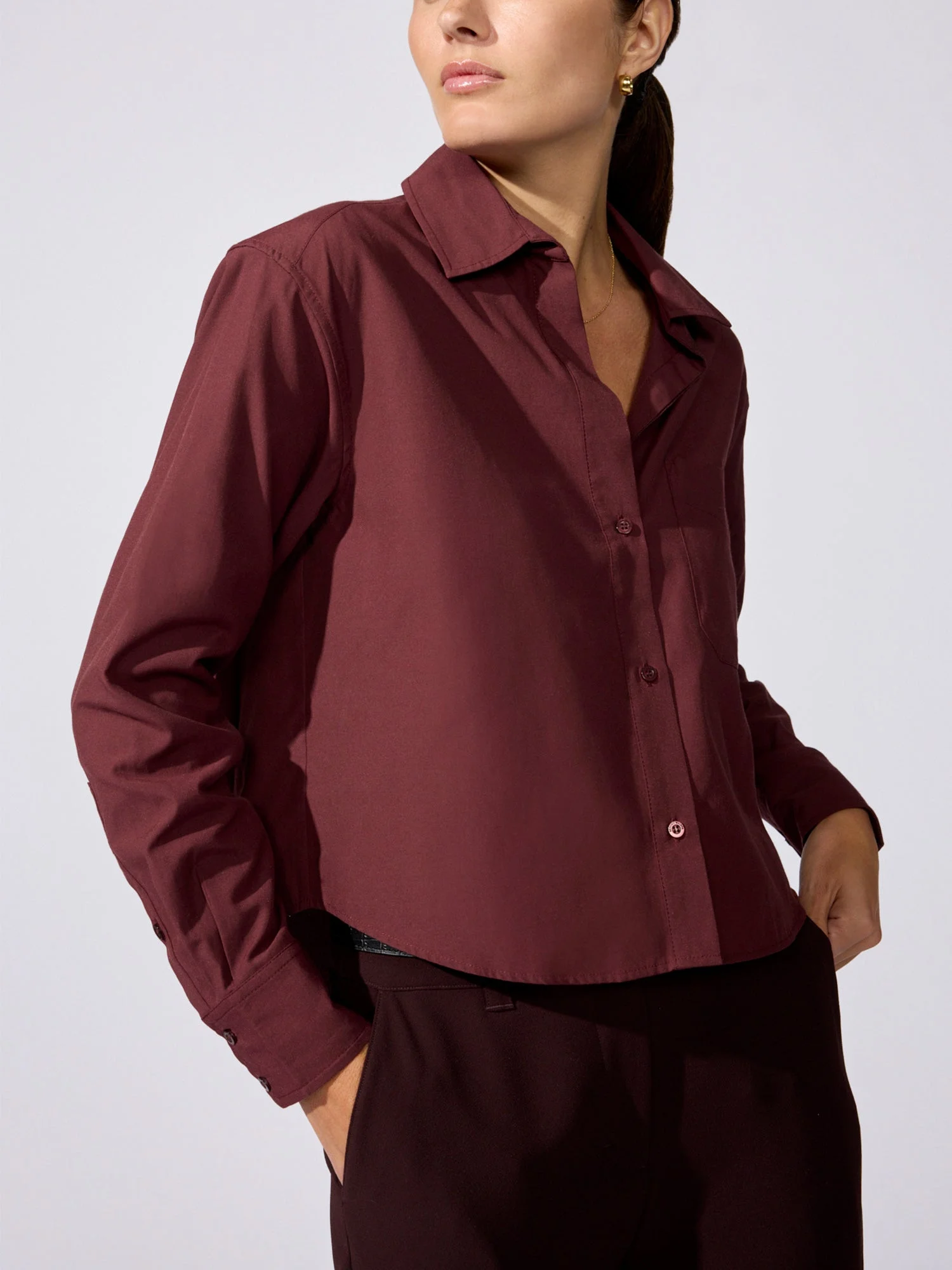The Everyday Cropped Shirt - 1