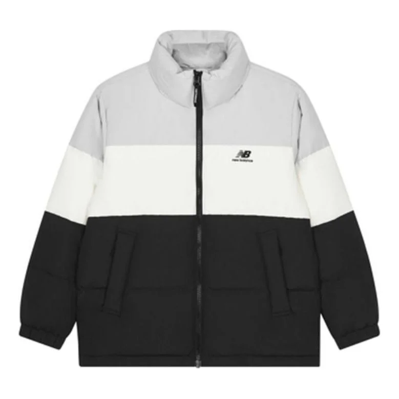 New Balance Warm Down Jacket 'Black White Grey' 5PC44283-GR - 1