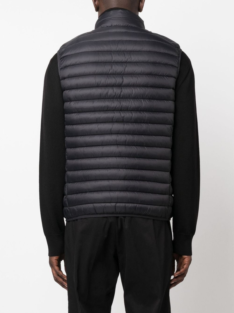 logo-patch padded gilet 4