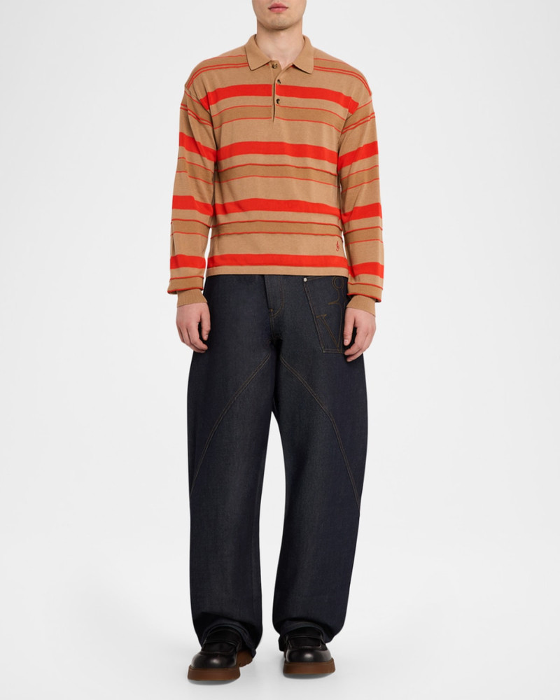 JW Anderson Men's Twisted Workwear Denim Jeans outlook