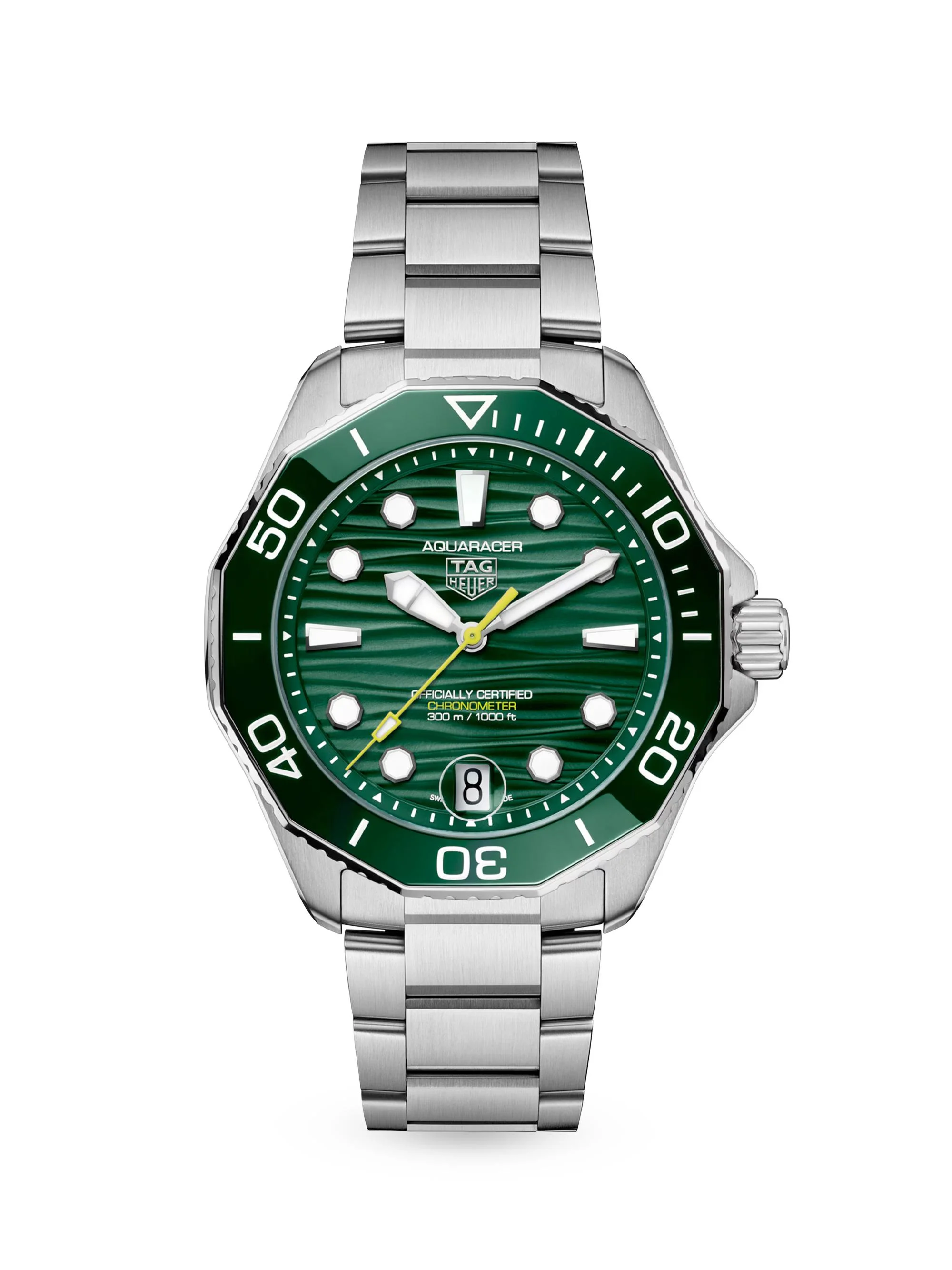 Women's Aquaracer Professional 300 Stainless Steel Bracelet Watch/42MM - White - 1