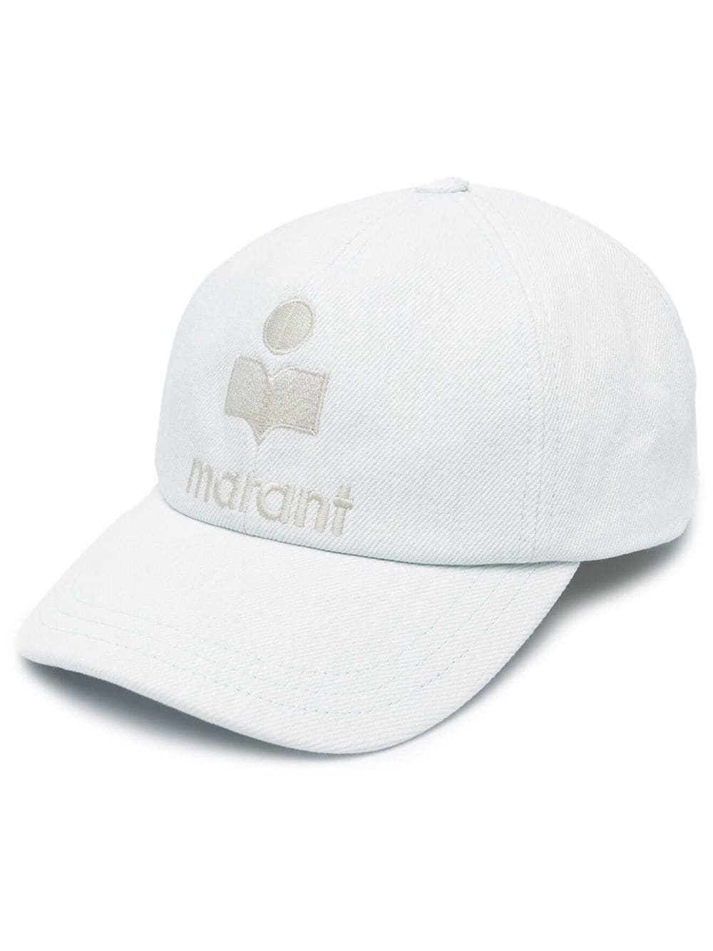 embroidered-logo cotton cap - 1