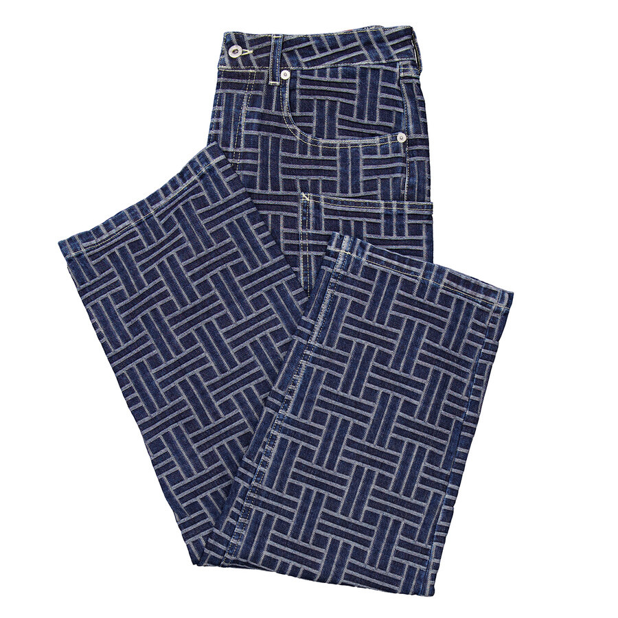 Kenzo Applique Logo Straight Leg Pants - 3
