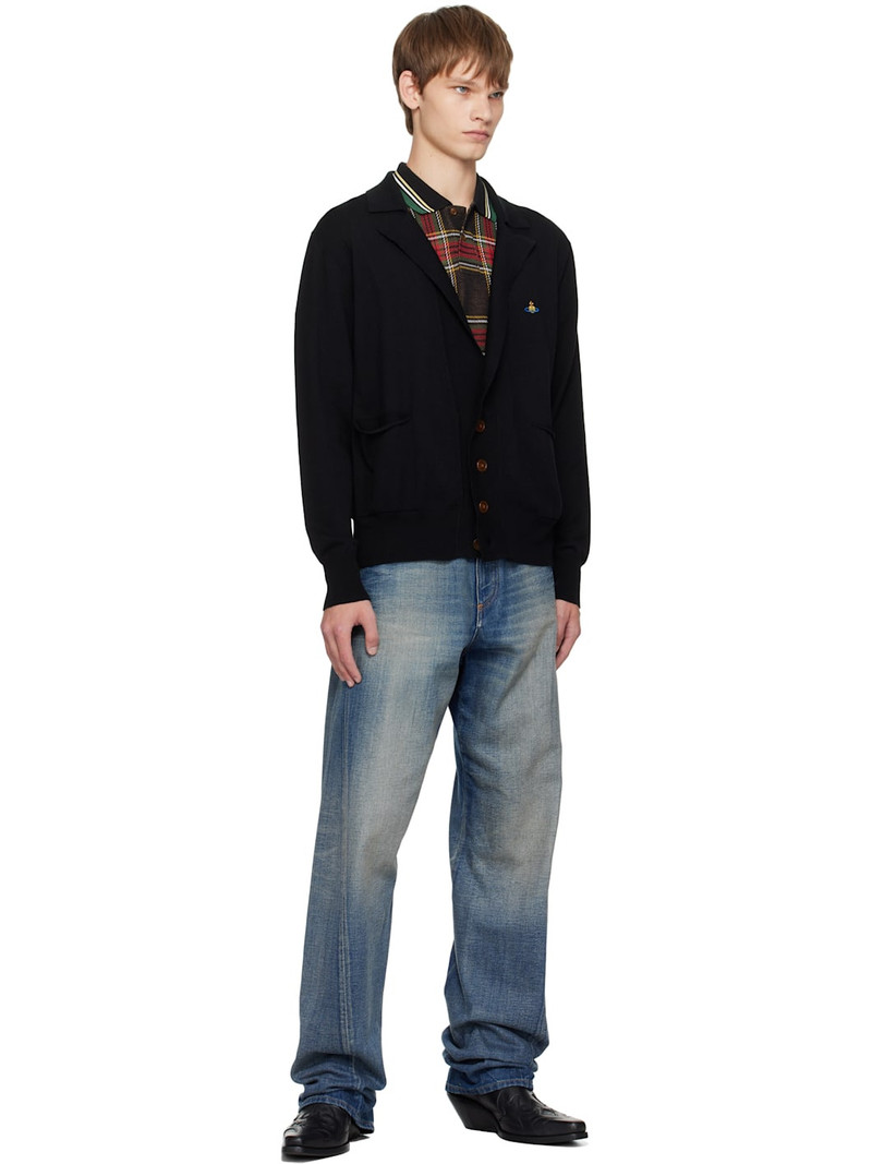 Vivienne Westwood Black Samuel Cardigan outlook