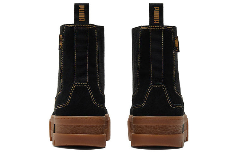 (WMNS) 펌프 메이즈 첼시 Suede '블랙 껌' 382829-03 5