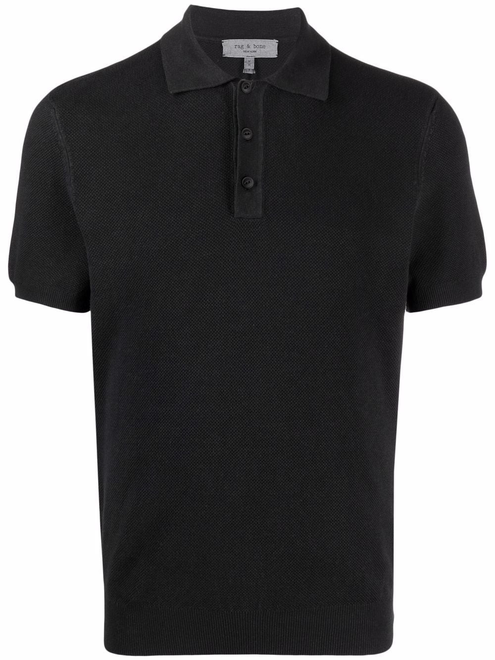 cotton-pique polo shirt - 1