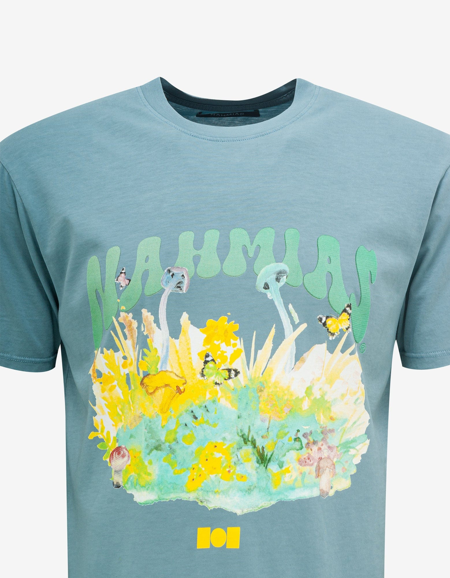 Nahmias Blue Nahmias Floral T-Shirt - 3