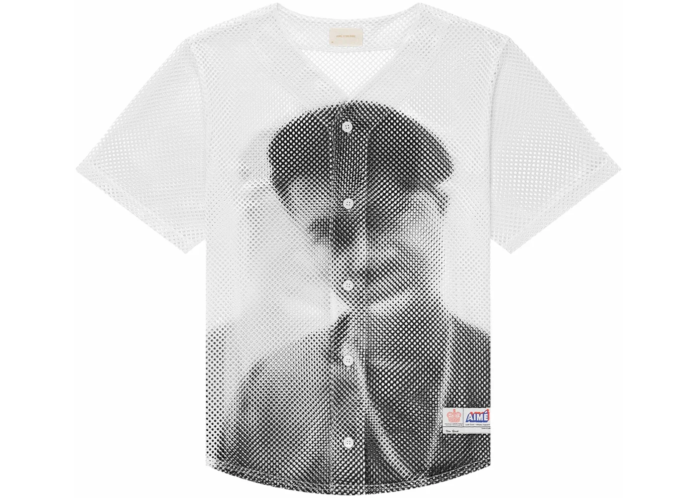 Aime Leon Dore The Genesis Mesh Baseball Jersey White - 1