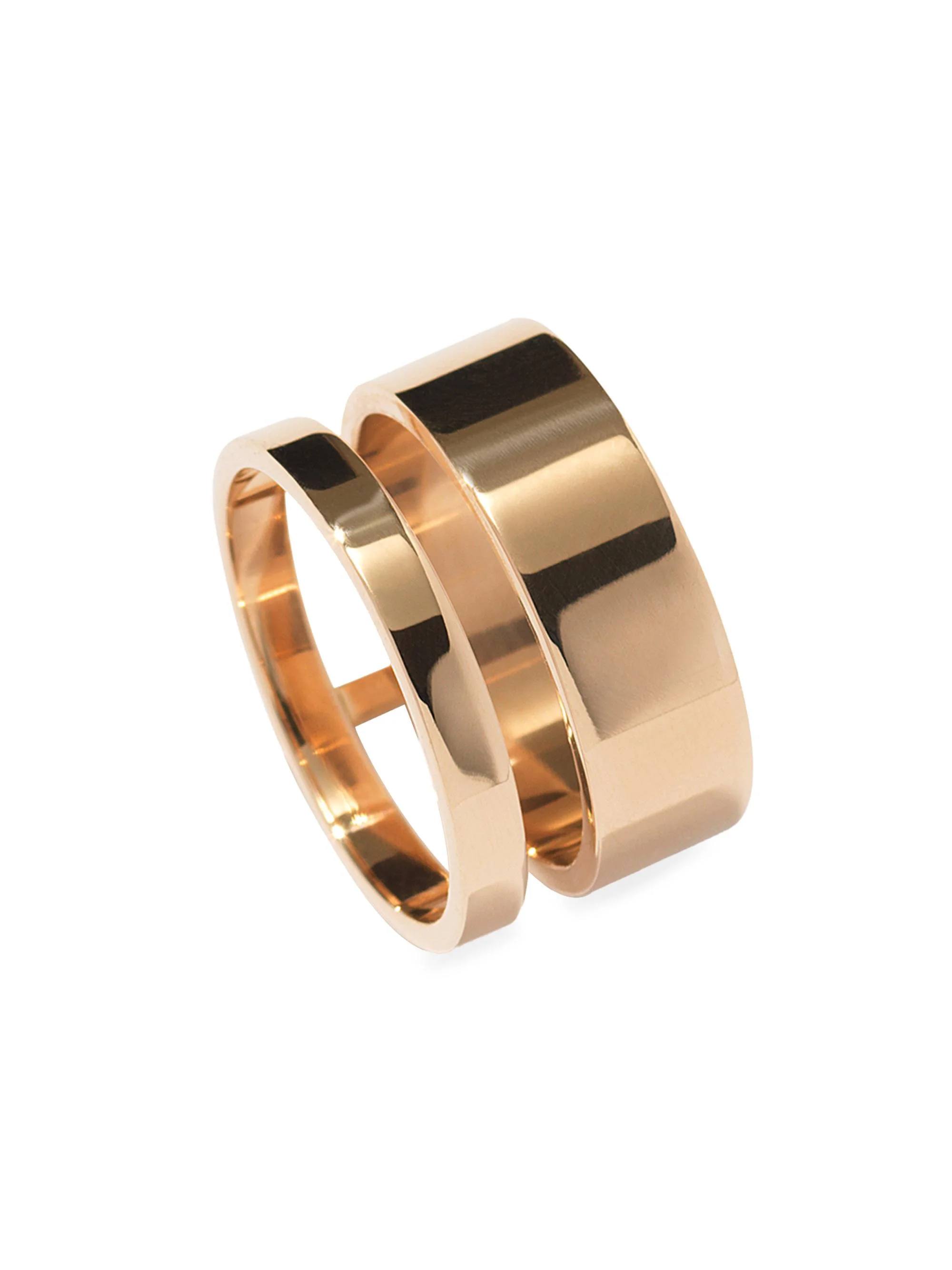 Women's Berbere 18K Rose Gold Module Ring - Rose Gold - 1
