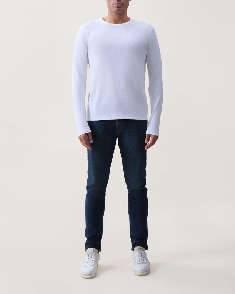 Classic Slub Cotton Long-Sleeve Tee 1