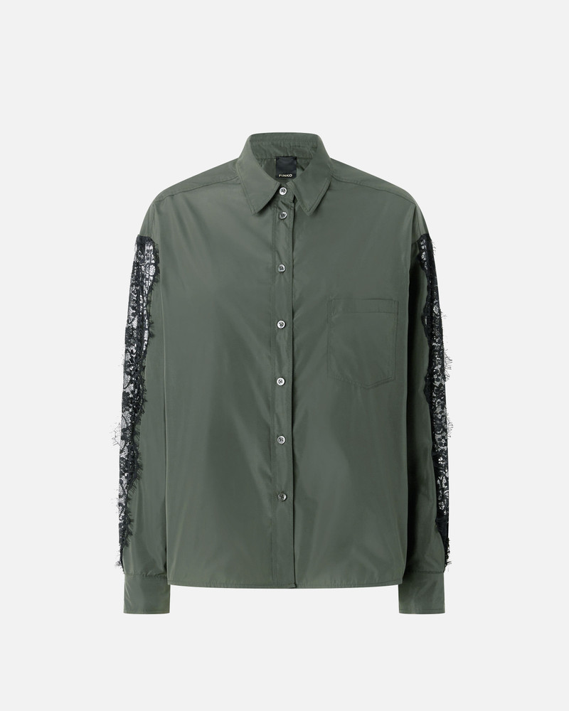 SHIRT WITH LACE INSERTS 1