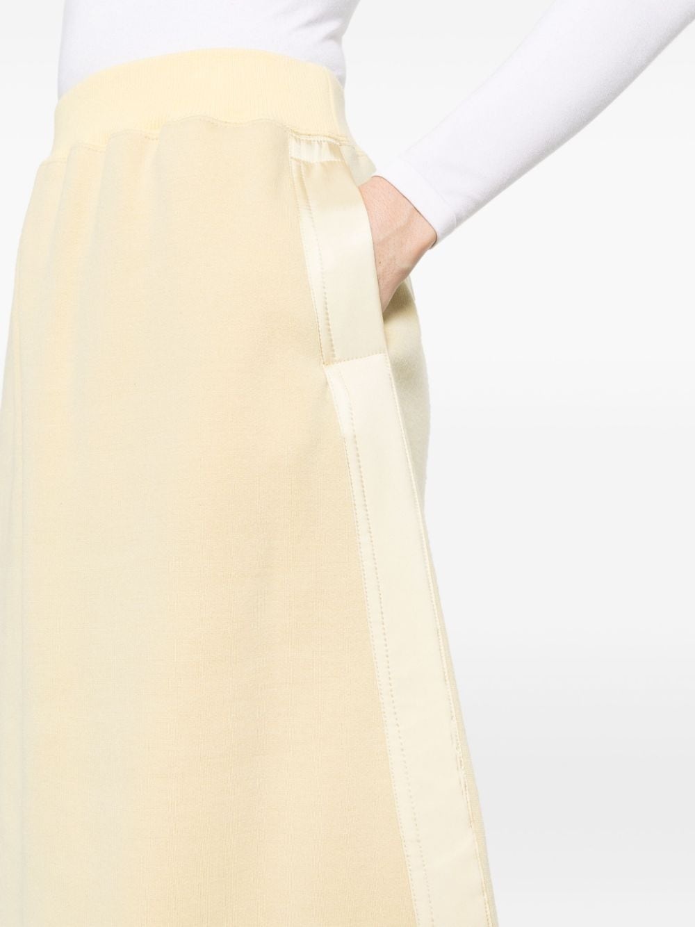 virgin wool-blend midi skirt - 5