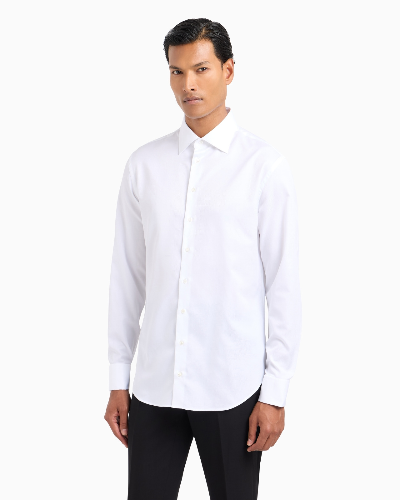 Regular-fit shirt made from micro-woven cotton - 4