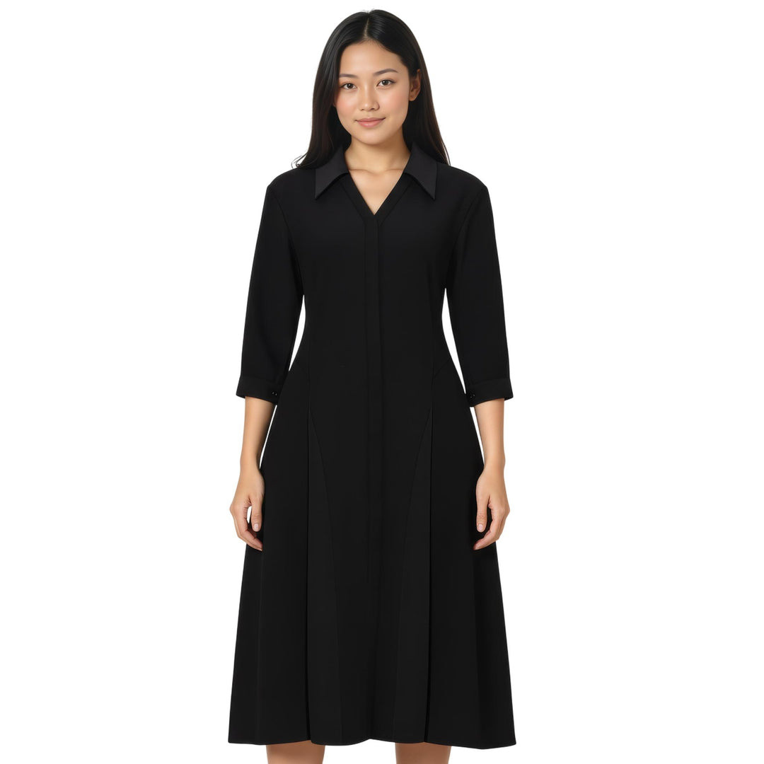 Sharp Wool Dress - 2