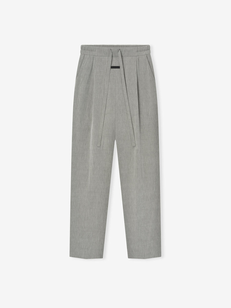 Virgin Wool Drawstring Straight Pant 1